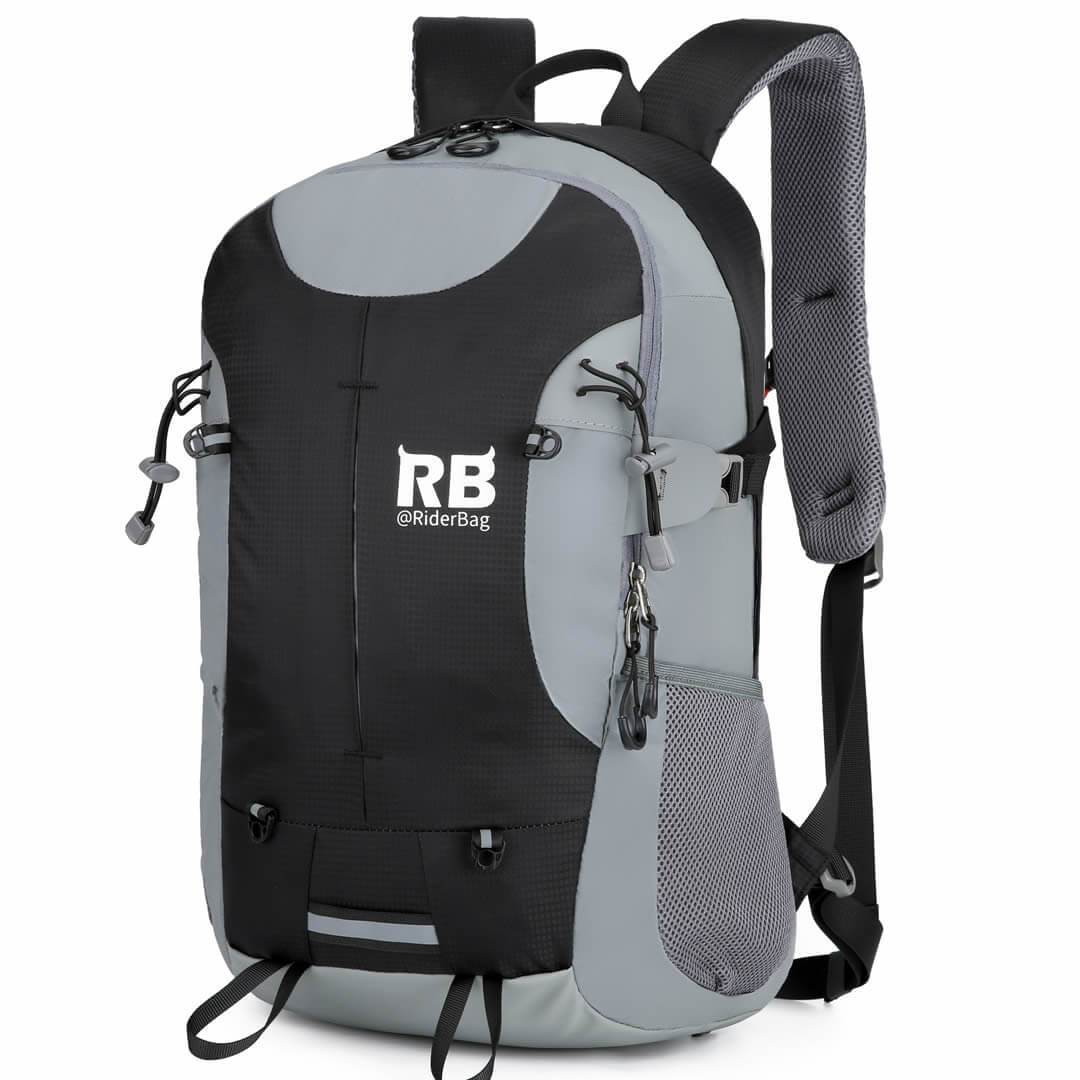 motorcycle backpack, bike backpack, black backpack, riderbag